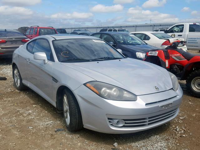 KMHHM66D48U286441 - 2008 HYUNDAI TIBURON GS SILVER photo 1