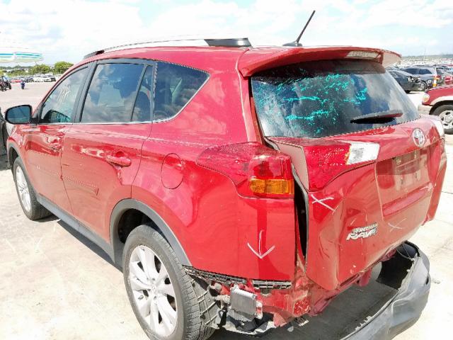 2T3YFREV3FW192772 - 2015 TOYOTA RAV4 LIMIT RED photo 3