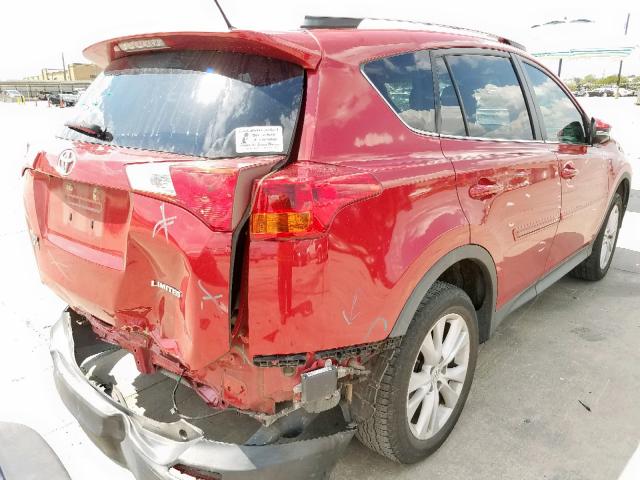 2T3YFREV3FW192772 - 2015 TOYOTA RAV4 LIMIT RED photo 4