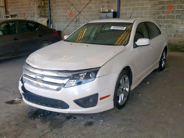 3FAHP0KC5CR309088 - 2012 FORD FUSION SPO WHITE photo 2