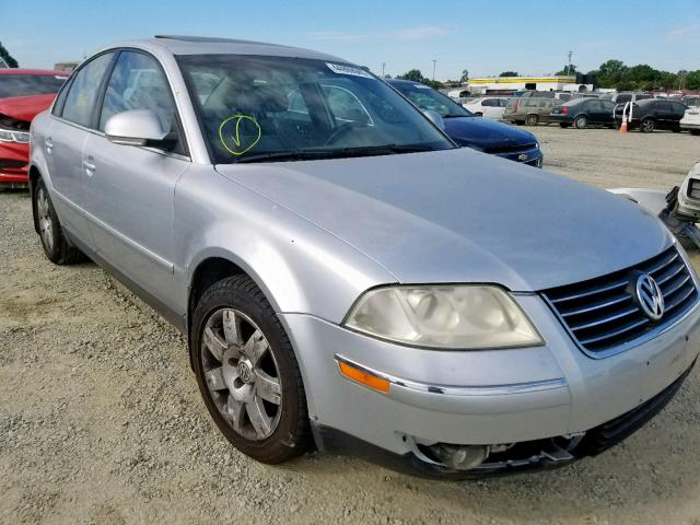 WVWAE63B65E038400 - 2005 VOLKSWAGEN PASSAT GLS SILVER photo 1