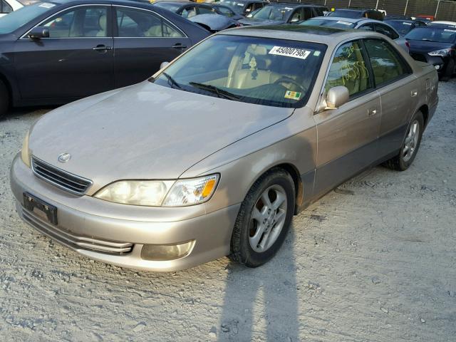 JT8BF28G5Y0248985 - 2000 LEXUS ES 300 GOLD photo 2