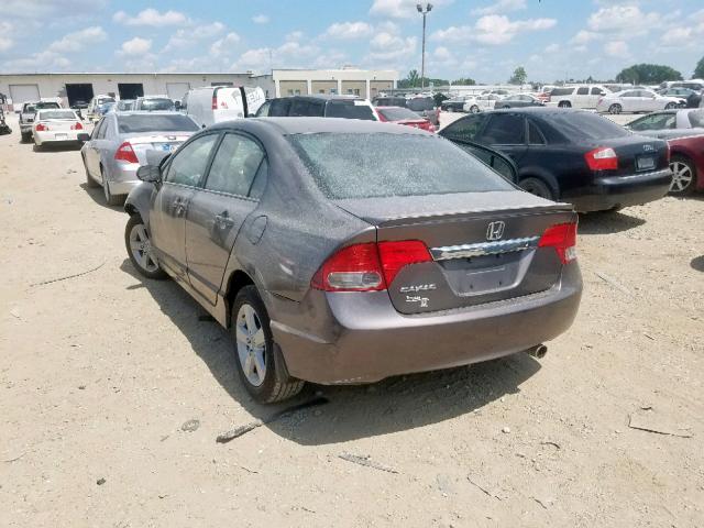 19XFA1F67AE009750 - 2010 HONDA CIVIC LX-S Gümüş foto 3