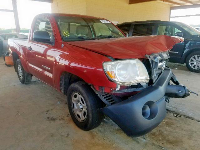 5TENX22N99Z637228 - 2009 TOYOTA TACOMA RED photo 1