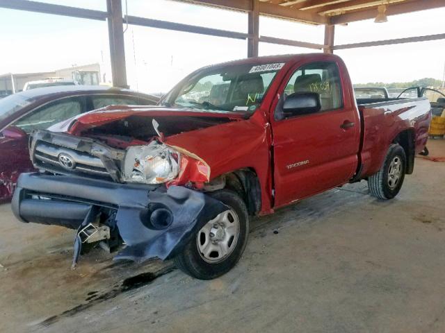 5TENX22N99Z637228 - 2009 TOYOTA TACOMA RED photo 2