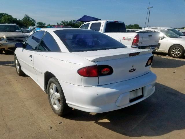 1G1JF12T1W7102481 - 1998 CHEVROLET CAVALIER Z WHITE photo 3