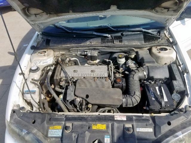 1G1JF12T1W7102481 - 1998 CHEVROLET CAVALIER Z WHITE photo 7