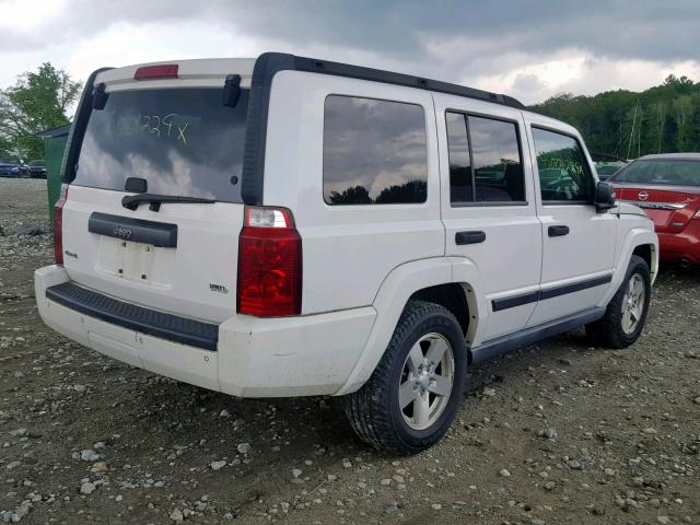 1J8HG48K56C342734 - 2006 JEEP COMMANDER WHITE photo 4