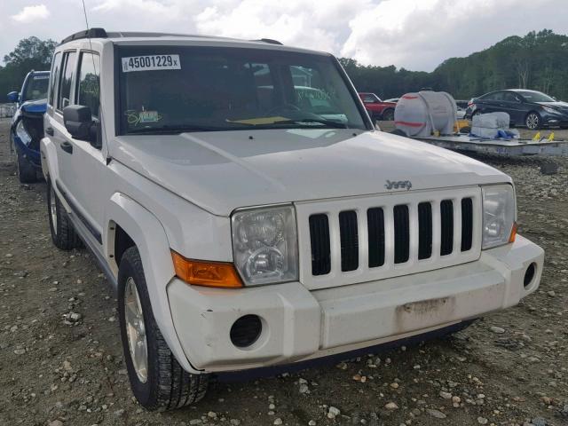 1J8HG48K56C342734 - 2006 JEEP COMMANDER WHITE photo 9