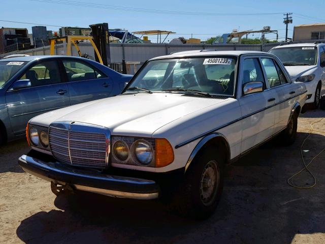 WDBAB33C9FA217053 - 1985 MERCEDES-BENZ 300 DT WHITE photo 2