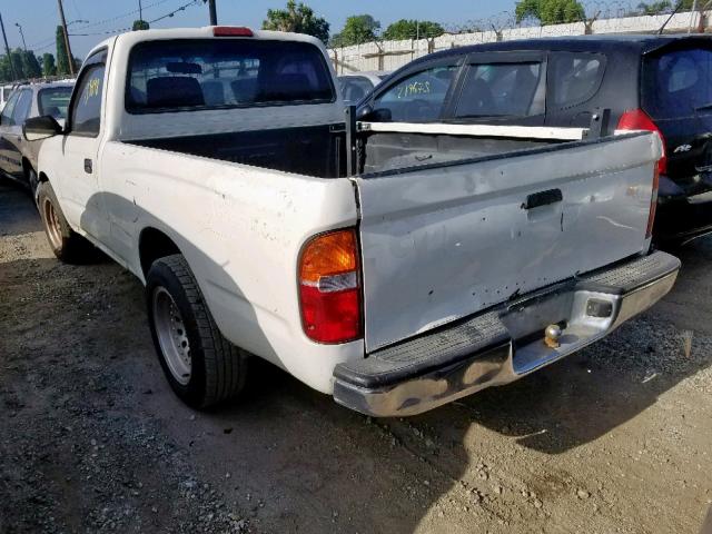 4TANL42N0VZ295788 - 1997 TOYOTA TACOMA WHITE photo 3