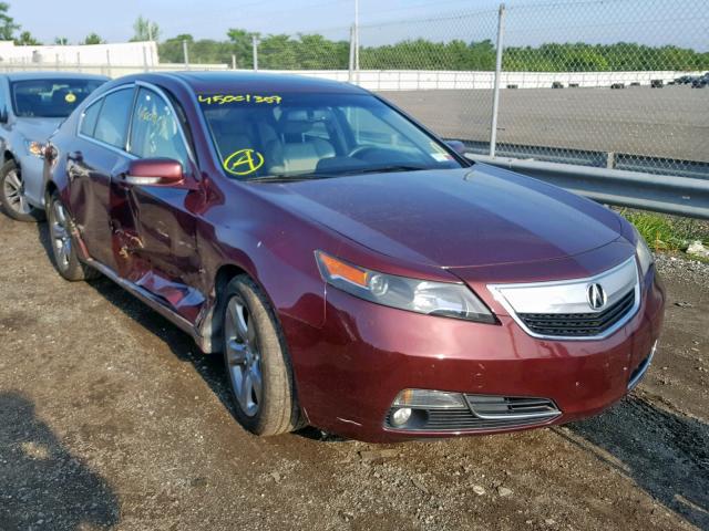 19UUA9F53DA000503 - 2013 ACURA TL TECH BURGUNDY photo 1