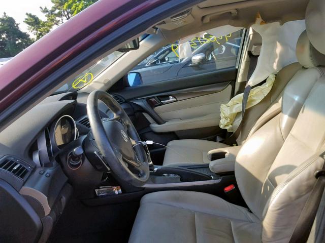 19UUA9F53DA000503 - 2013 ACURA TL TECH BURGUNDY photo 5