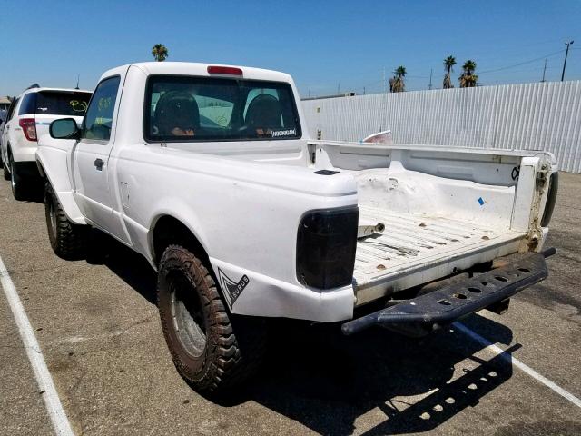 1FTYR10C0YTB38818 - 2000 FORD RANGER WHITE photo 3