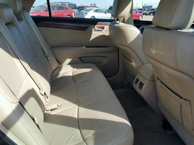 4T1BK3DB1BU409728 - 2011 TOYOTA AVALON BAS Noir photo 6