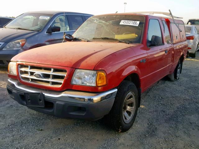 1FTYR44V03PA50513 - 2003 FORD RANGER SUP RED photo 2