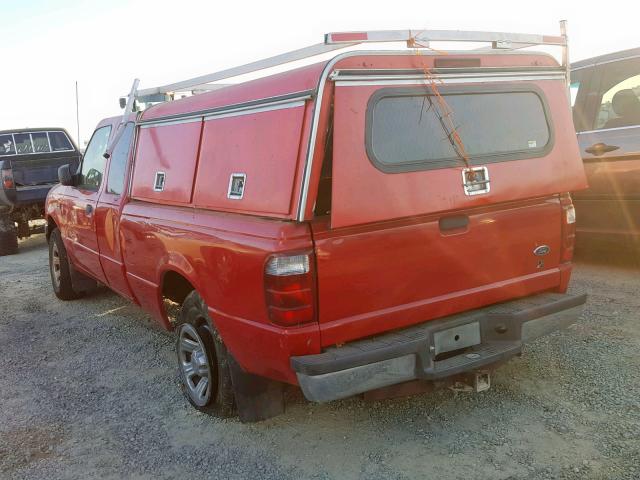 1FTYR44V03PA50513 - 2003 FORD RANGER SUP RED photo 3