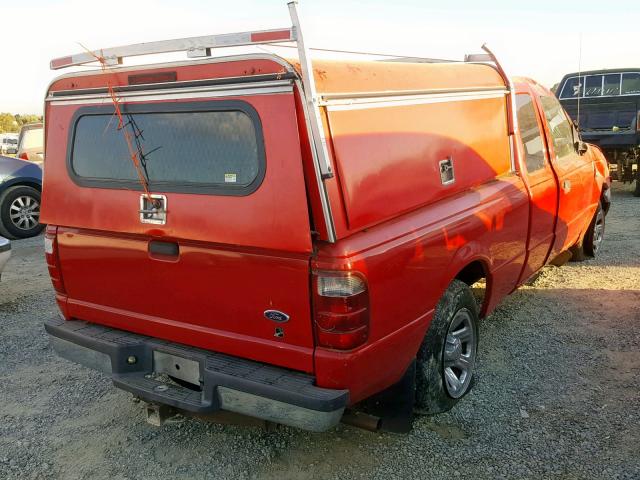 1FTYR44V03PA50513 - 2003 FORD RANGER SUP RED photo 4