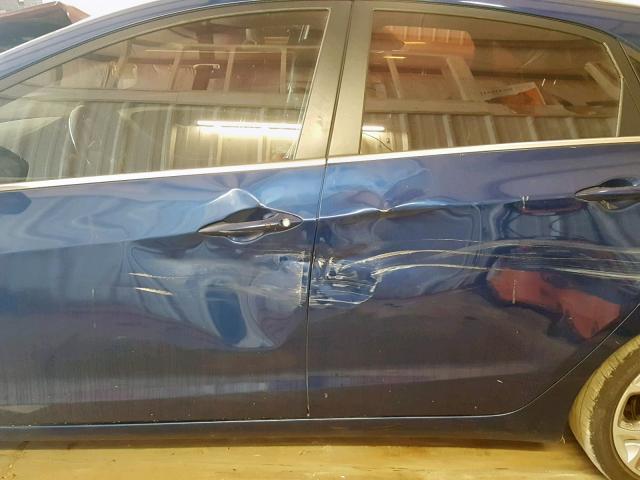 KMHD35LE0DU033071 - 2013 HYUNDAI ELANTRA GT BLUE photo 9