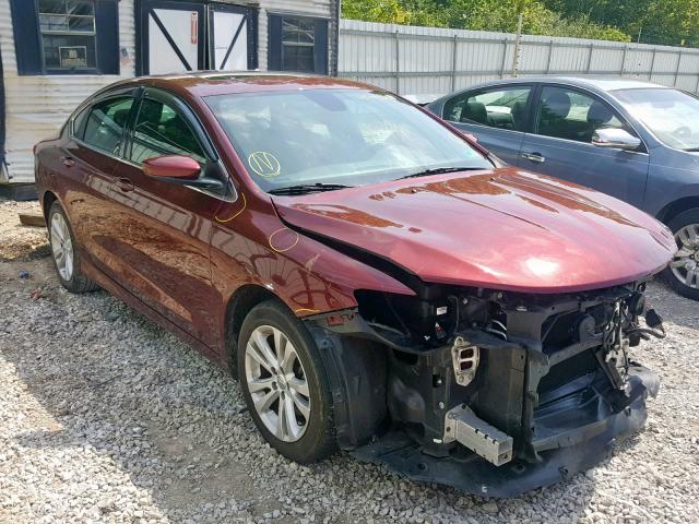 1C3CCCAB9GN132360 - 2016 CHRYSLER 200 LIMITE RED photo 1