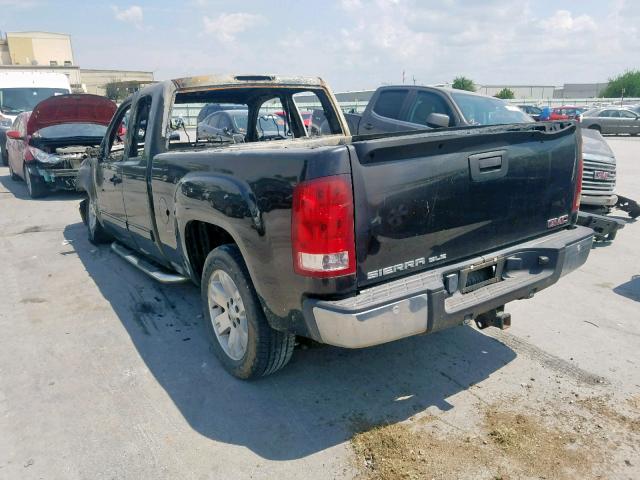 2GTEC19J581201939 - 2008 GMC SIERRA C15 BLACK photo 3