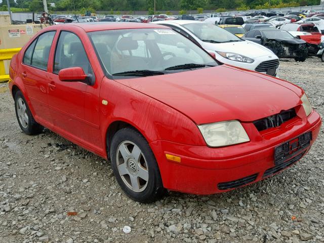 3VWSA29M0YM060261 - 2000 VOLKSWAGEN JETTA GLS RED photo 1