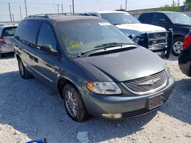 2C8GP64L62R693553 - 2002 CHRYSLER TOWN & COU GREEN photo 1