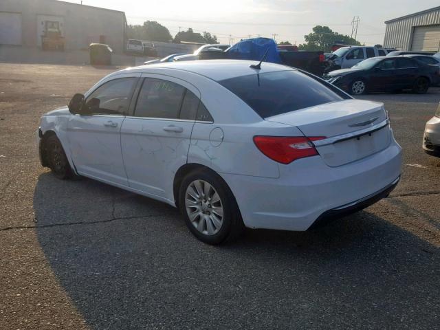 1C3CCBAB8EN123978 - 2014 CHRYSLER 200 LX WHITE photo 3