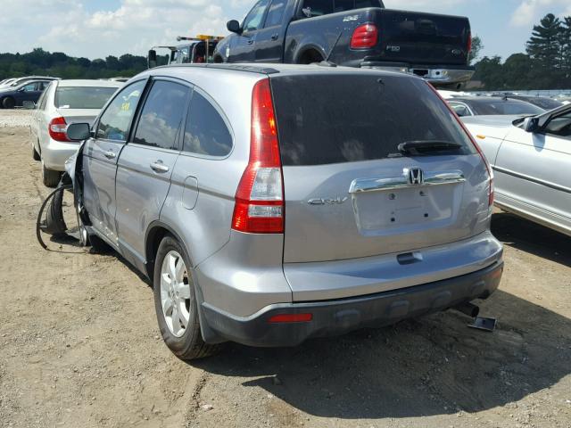 JHLRE487X8C080194 - 2008 HONDA CR-V EXL SILVER photo 3