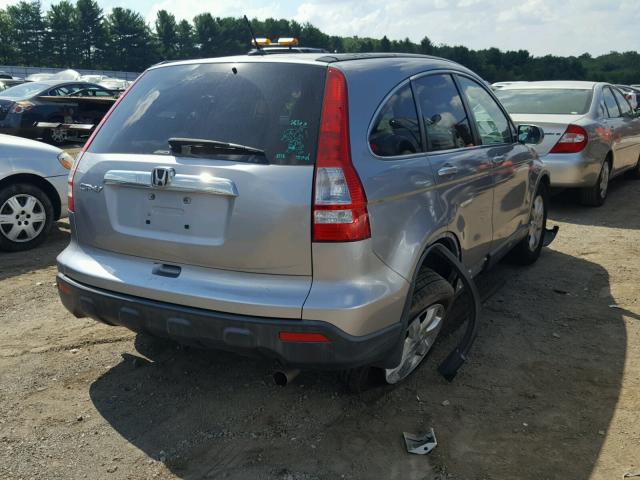 JHLRE487X8C080194 - 2008 HONDA CR-V EXL SILVER photo 4