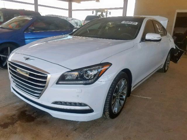 KMHGN4JE6HU171644 - 2017 GENESIS G80 BASE WHITE photo 2