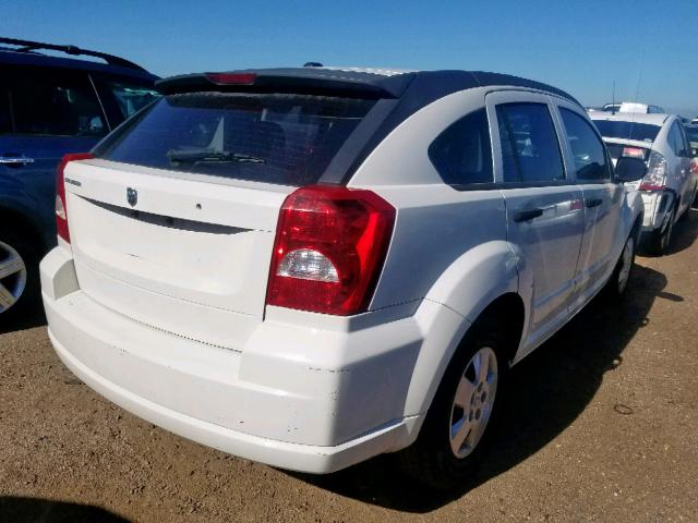 1B3HB28BX8D503670 - 2008 DODGE CALIBER WHITE photo 4