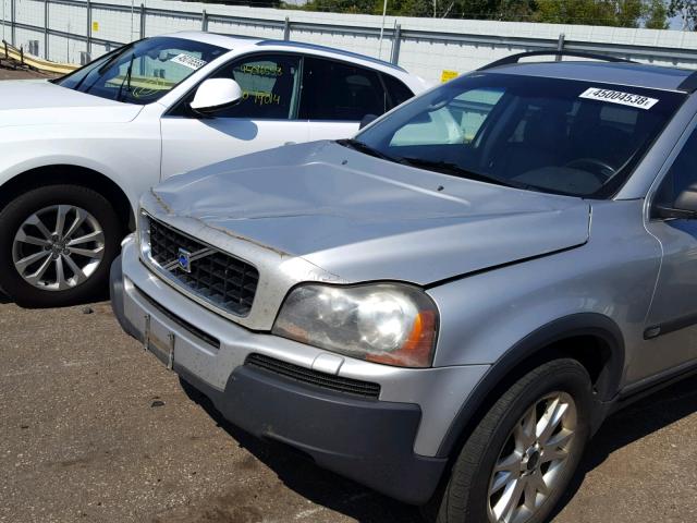 YV1CZ59H441064304 - 2004 VOLVO XC90 GRAY photo 10