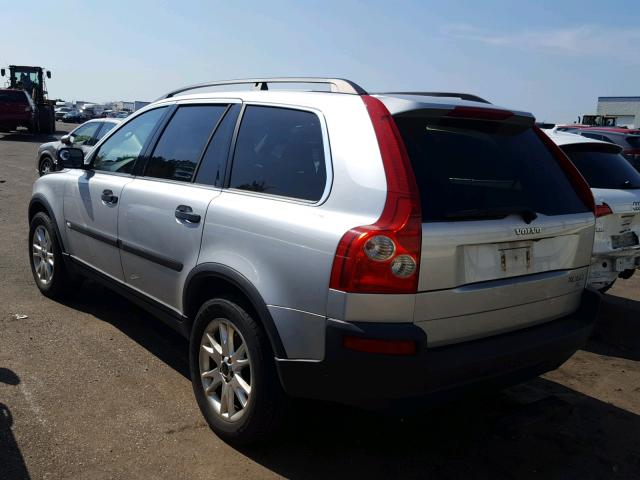 YV1CZ59H441064304 - 2004 VOLVO XC90 GRAY photo 3