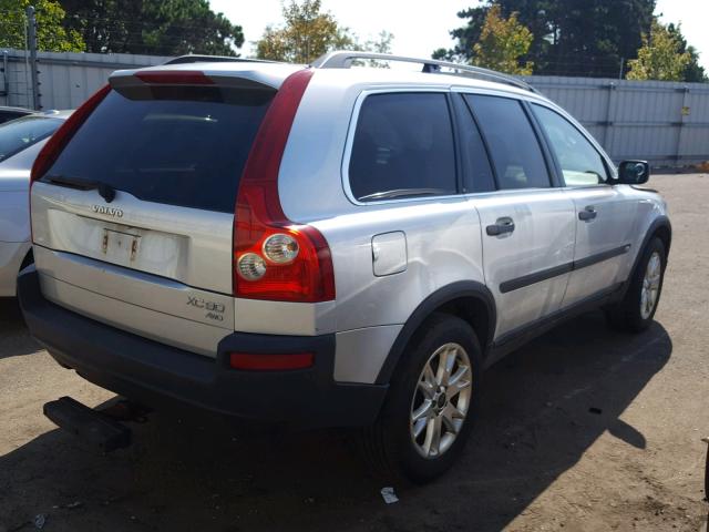 YV1CZ59H441064304 - 2004 VOLVO XC90 GRAY photo 4