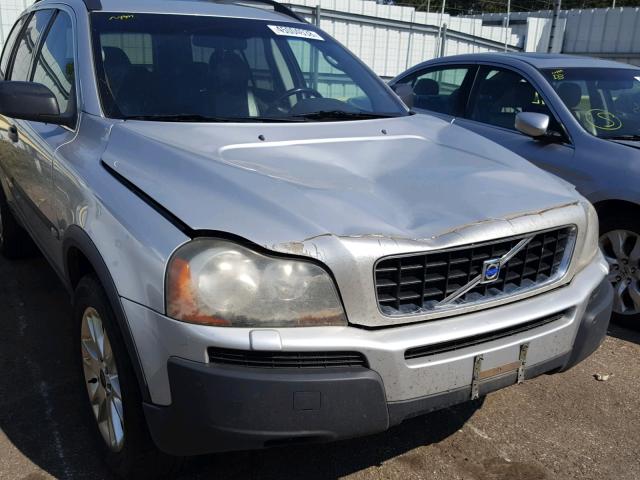 YV1CZ59H441064304 - 2004 VOLVO XC90 GRAY photo 9