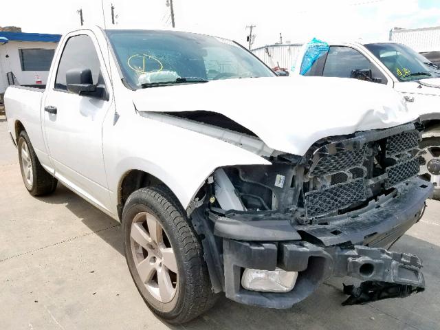 3C6JD6AT7CG239671 - 2012 DODGE RAM 1500 S WHITE photo 1