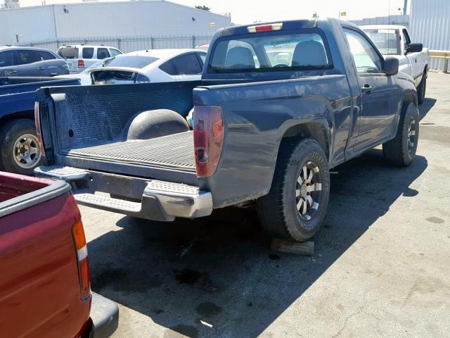 1GCCS146968290521 - 2006 CHEVROLET COLORADO BLUE photo 4