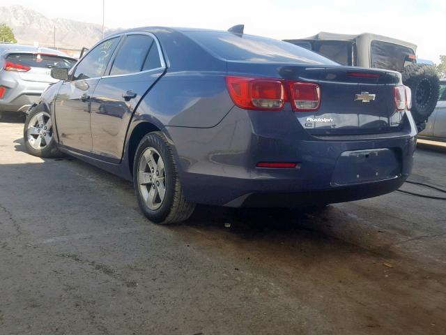 1G11C5SL2FF149606 - 2015 CHEVROLET MALIBU 1LT BLUE photo 3