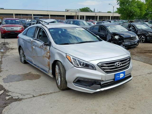 5NPE34AF6HH577492 - 2017 HYUNDAI SONATA SPO SILVER photo 1