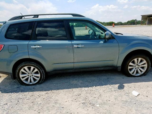 JF2SHBEC8BH779153 - 2011 SUBARU FORESTER L BLUE photo 9