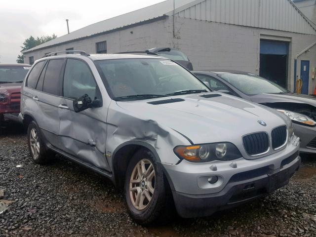 5UXFA13536LY48027 - 2006 BMW X5 3.0I SILVER photo 1