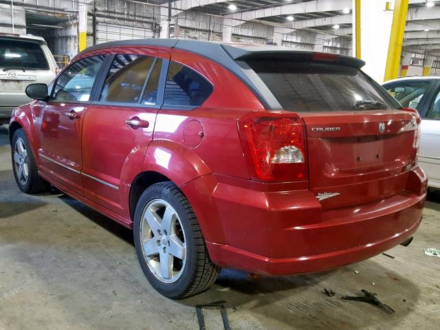 1B3HE78K97D365607 - 2007 DODGE CALIBER R/ RED photo 3