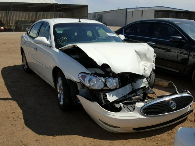 2G4WE537551295721 - 2005 BUICK LACROSSE C WHITE photo 1