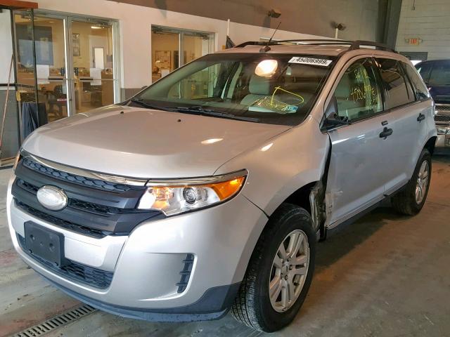 2FMDK3GC6CBA52325 - 2012 FORD EDGE SE SILVER photo 9