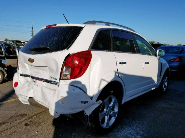 3GNAL3EK6ES680291 - 2014 CHEVROLET CAPTIVA LT WHITE photo 4