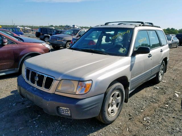 JF1SF63521G722392 - 2001 SUBARU FORESTER L SILVER photo 2