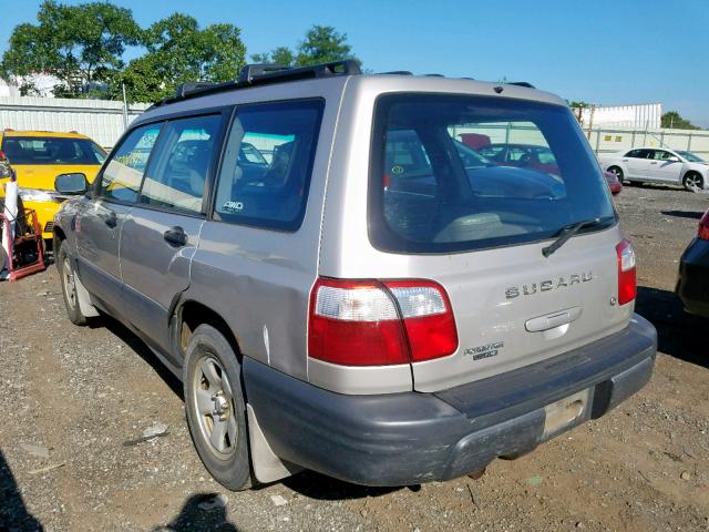 JF1SF63521G722392 - 2001 SUBARU FORESTER L SILVER photo 3