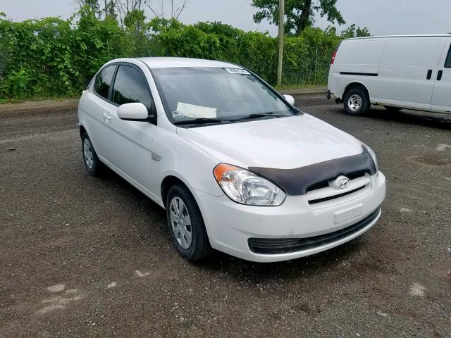 KMHCN3BC7AU164780 - 2010 HYUNDAI ACCENT SE WHITE photo 1