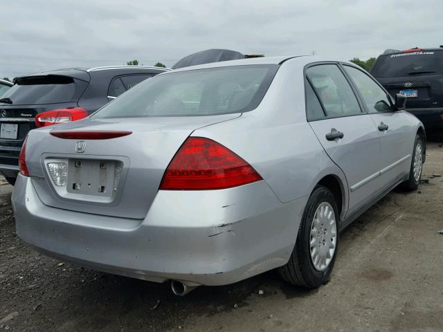 1HGCM56157A014464 - 2007 HONDA ACCORD VAL SILVER photo 4